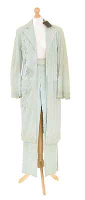 Lot 43 - A Mulberry coat and trousers