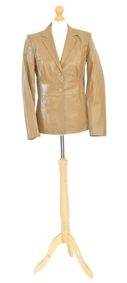 Lot 76 - A Markus Lupfur leather jacket