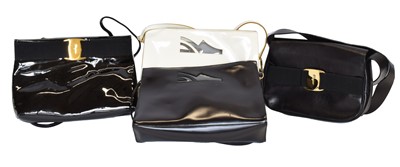 Lot 90 - Four Salvatore Ferragamo shoulder bags