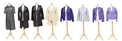 Lot 51 - A large selection of leather jackets