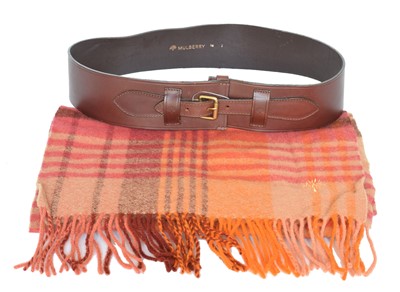 Lot 73 - A Mulberry wool scarf