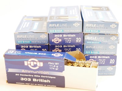 Lot 576 - Two hundred and Ninety .303 PPU Once fired cases.