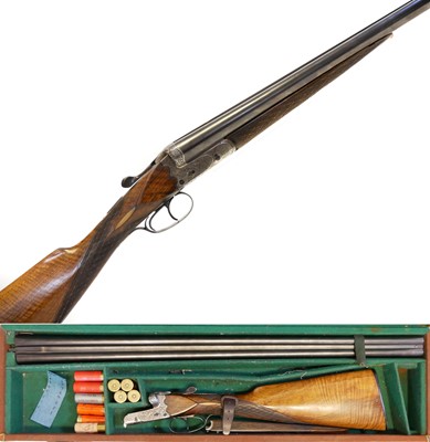 Lot 444 - Vinzenz Urbas of Fenlach 12 bore side by side LICENCE REQUIRED