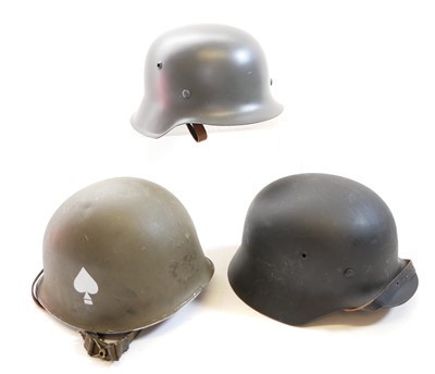 Lot 153 - Three Helmets