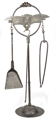 Lot 255 - Jugendstil fire companion set