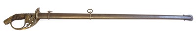 Lot 24 - Prussian 1889 pattern officers sword with blue and gilt blade