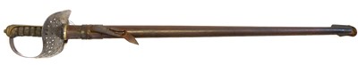Lot 243 - 1897 pattern Officers sword and scabbard