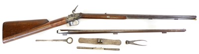 Lot 28 - Staudenmayer air rifle with two barrels and accessories 25807