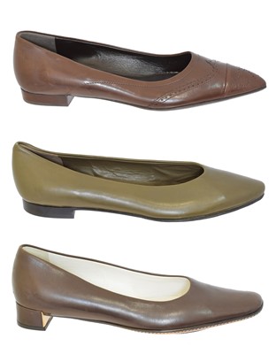 Lot 94 - Three pairs of shoes by Jil Sander