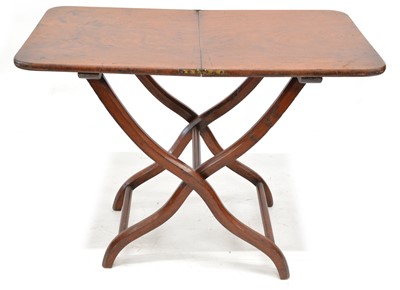 Lot 393 - Mid-19th-century mahogany coaching table