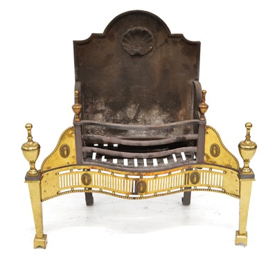 Lot 442 - Mid-20th-century Regency design fire basket
