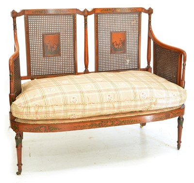Lot 363 - Edwardian two-seater couch
