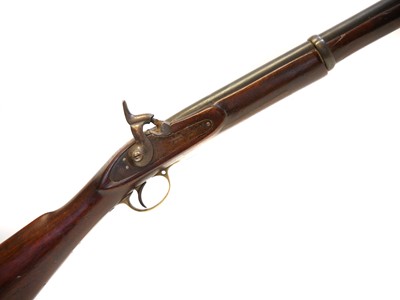 Lot 279 - Indian copy of a .650 Enfield percussion carbine
