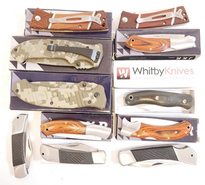 Lot 86 - Eleven lock knives ex shop stock