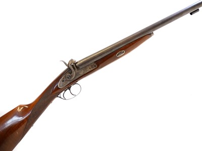 Lot 491 - Pedersoli 12 bore percussion double barrel shotgun LICENCE REQUIRED