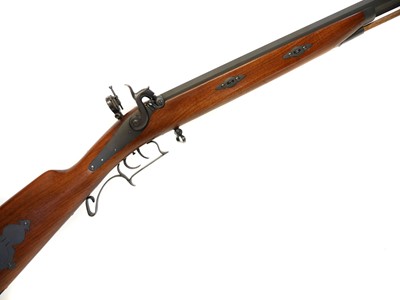 Lot 423 - Pedersoli Tron .45 percussion target rifle LICENCE REQUIRED