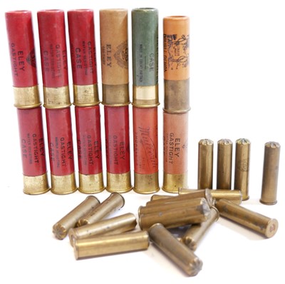 Lot 566 - Twelve Wildfowling load vintage cartridges and sixteen Almac .410 cartridges LICENCE REQUIRED
