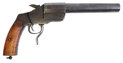 Lot 74 - Deactivated 27mm German Hebel pattern signal pistol