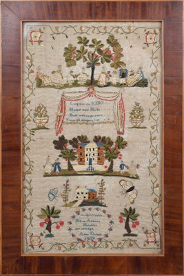 Lot 322 - Sampler dated 1809