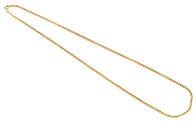 Lot 95 - An 18ct gold chain necklace