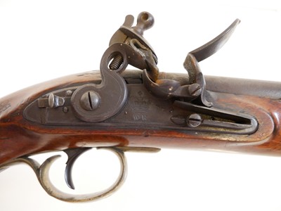 Lot 15 - William IV flintlock New Land pattern pistol