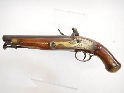 Lot 15 - William IV flintlock New Land pattern pistol