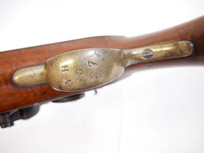 Lot 15 - William IV flintlock New Land pattern pistol
