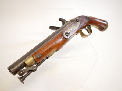 Lot 15 - William IV flintlock New Land pattern pistol