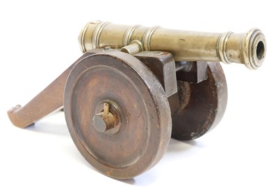 Lot 353 - Bronze signal cannon