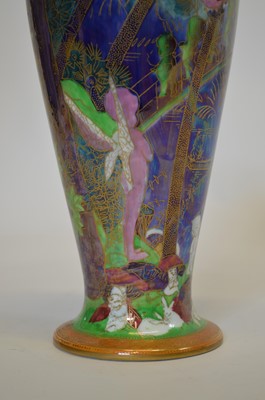 Lot 123 - Wedgwood Fairyland lustre vase