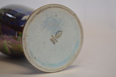 Lot 123 - Wedgwood Fairyland lustre vase