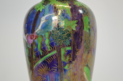 Lot 123 - Wedgwood Fairyland lustre vase