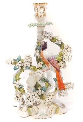 Lot 220 - Derby candlestick