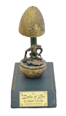Lot 75 - A silver gilt and enamel surprise egg by Stuart Devlin