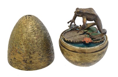 Lot 75 - A silver gilt and enamel surprise egg by Stuart Devlin