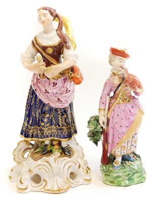 Lot 221 - Two Derby figures of ladies