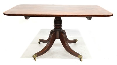 Lot 402 - George III mahogany breakfast table