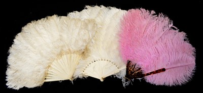 Lot 288 - Four ostrich feather fans