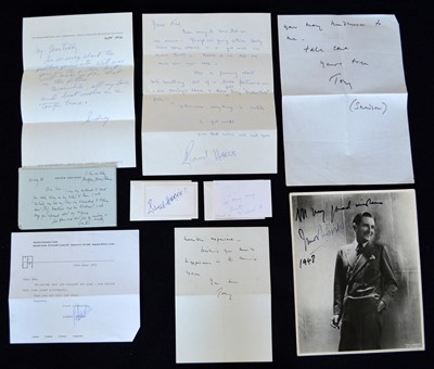 Lot 67 - Movie Star Autographs from Iconic 20th Century Actors