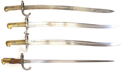 Lot 256 - Four French bayonets