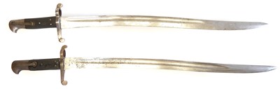 Lot 257 - Two P.56 Enfield rifle bayonets