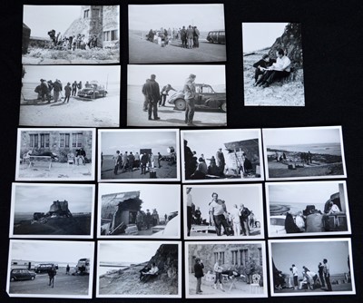 Lot 73 - 17 photographs on the set of Cul-De-Sac in 1965/66 directed by Roman Polanksi