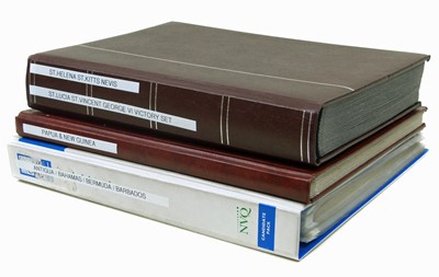 Lot 262 - Commonwealth collection 3 stockbooks