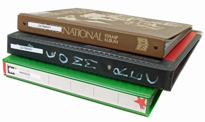 Lot 200 - Germany stamp collection in 3 binders