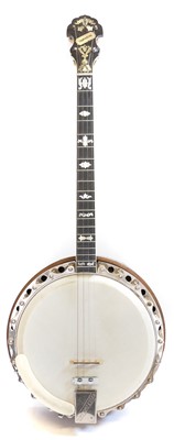 Lot 214 - Clifford Essex paragon tenor banjo