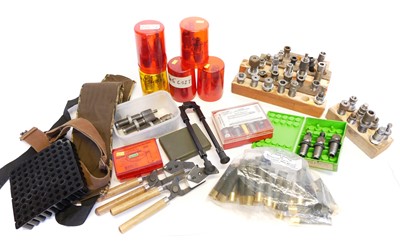 Lot 218 - Collection of reloading dies and accessories.