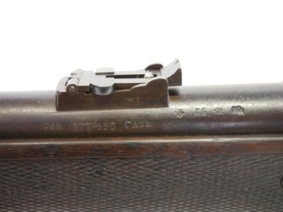 Lot 48 - Martini Henry 577/450 short rifle