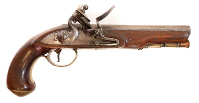 Lot 12 - Flintlock pistol by Williams