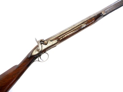 Lot 69 - Percussion shotgun by Lowe of Chester