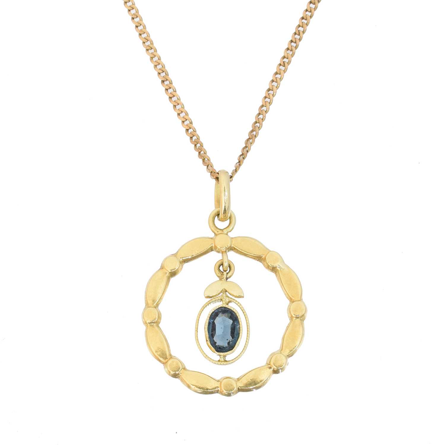 Lot 19 - A paste pendant